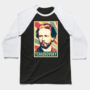 Tchaikovsky Vintage Colors Baseball T-Shirt